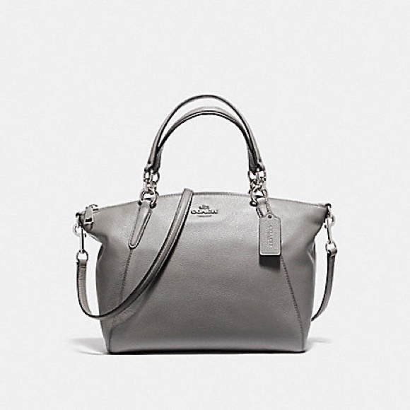 Coach Handbags - COACH Kelsey satchel gray silver hardware